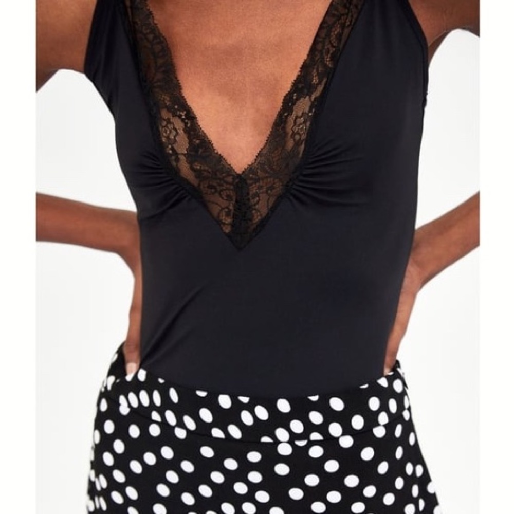 Final Price * Zara // Lace Bodysuit